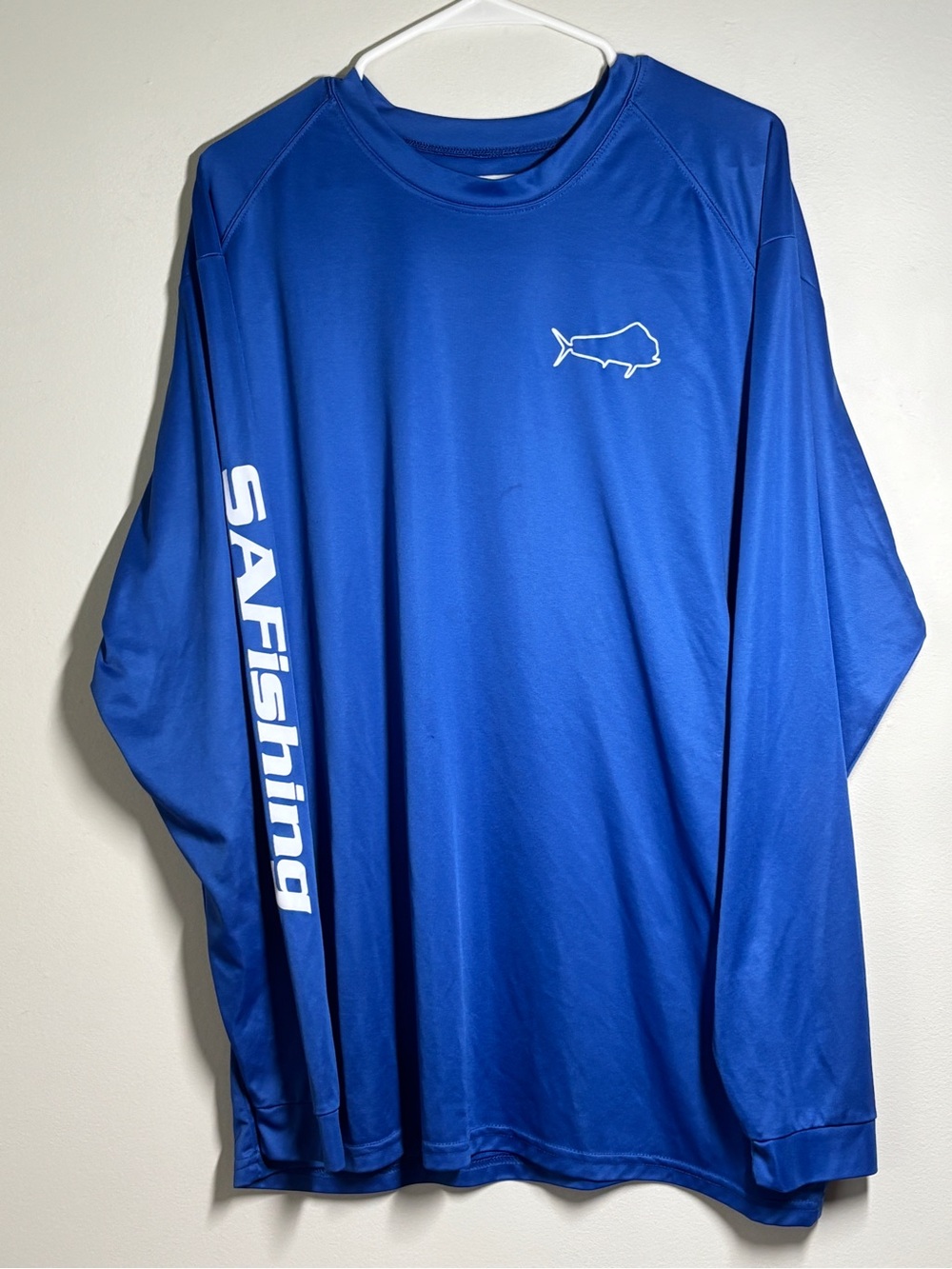 PARAGON Blue Long Sleeve Fishing Performance Shirt